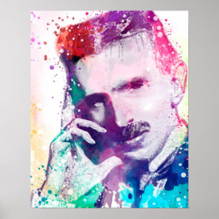 Nikola Tesla - Creative Genius Poster