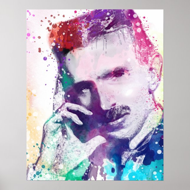 Nikola Tesla - Creative Genius Poster (Front)