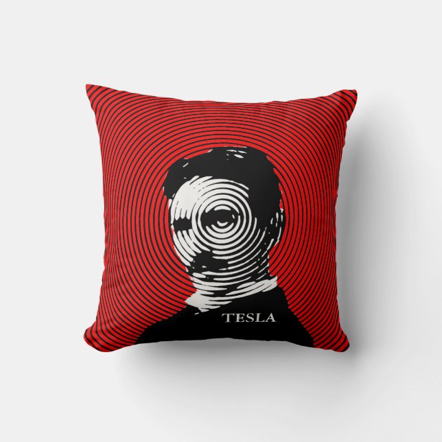 Nikola Tesla Cushion (Front)