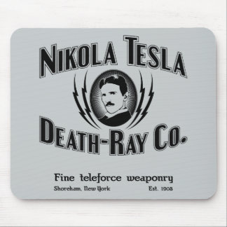 Nikola Tesla Death-Ray Co. Mouse Pad
