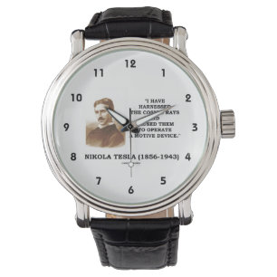 Nikola Tesla Harnessed Cosmic Rays Motive Device Watch