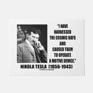 Nikola Tesla Harnessed The Cosmic Rays Device Doormat