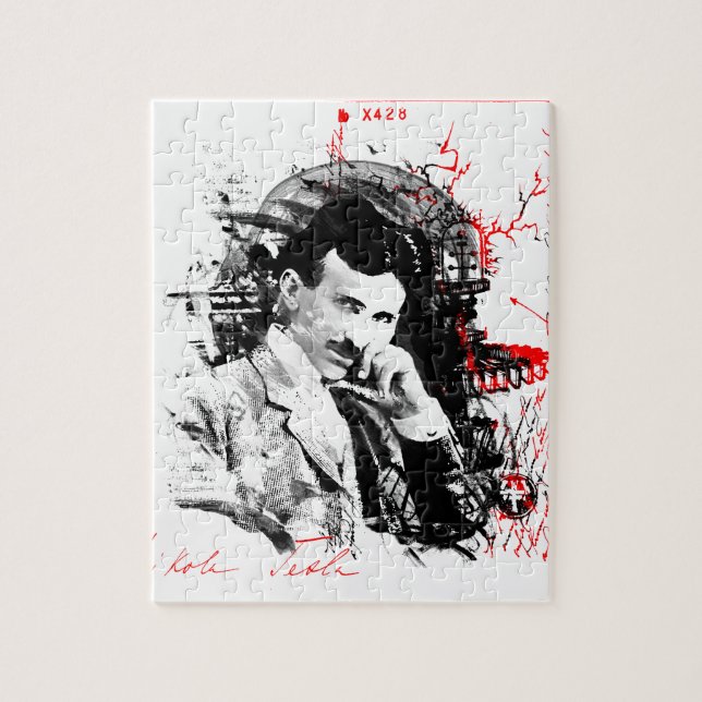 Nikola Tesla Jigsaw Puzzle (Vertical)