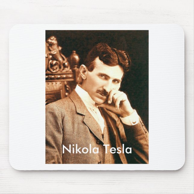 Nikola Tesla Mouse Pad (Front)