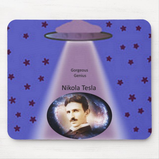 Nikola Tesla Mousepad (Front)