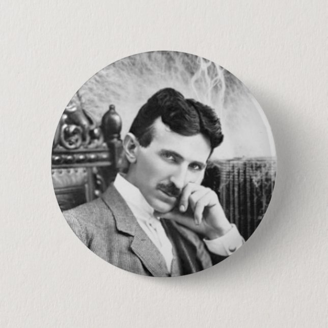 Nikola Tesla Pin (Front)