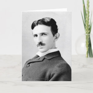 Nikola Tesla Portrait Card