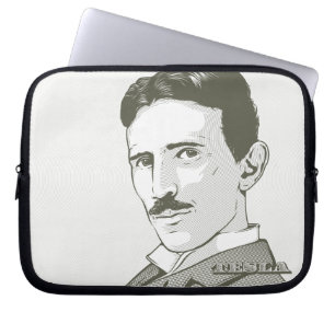Nikola Tesla Portrait Laptop Sleeve