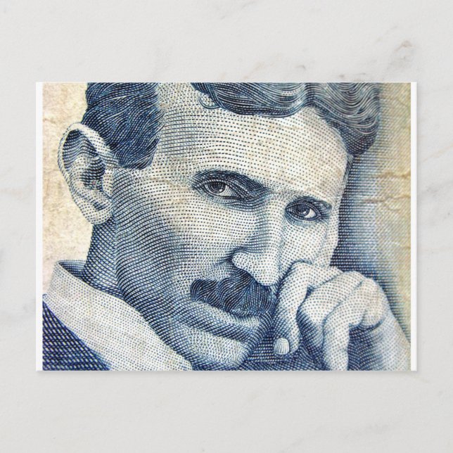 Nikola Tesla Postcard (Front)