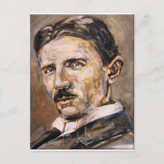 Nikola Tesla Postcard