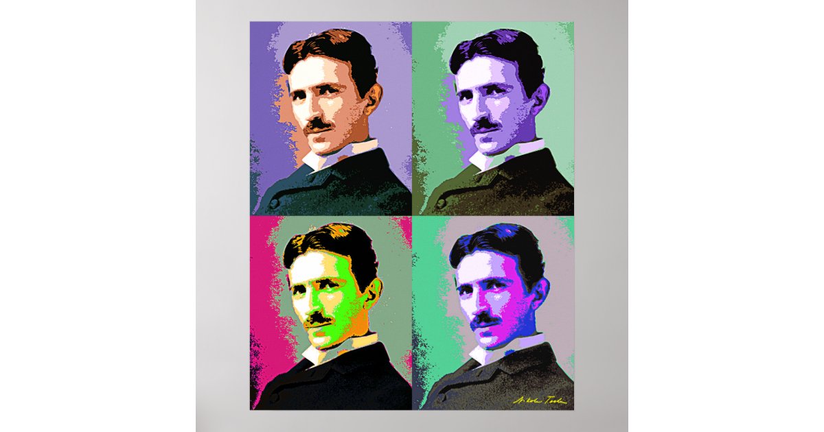 Nikola Tesla Poster Zazzle