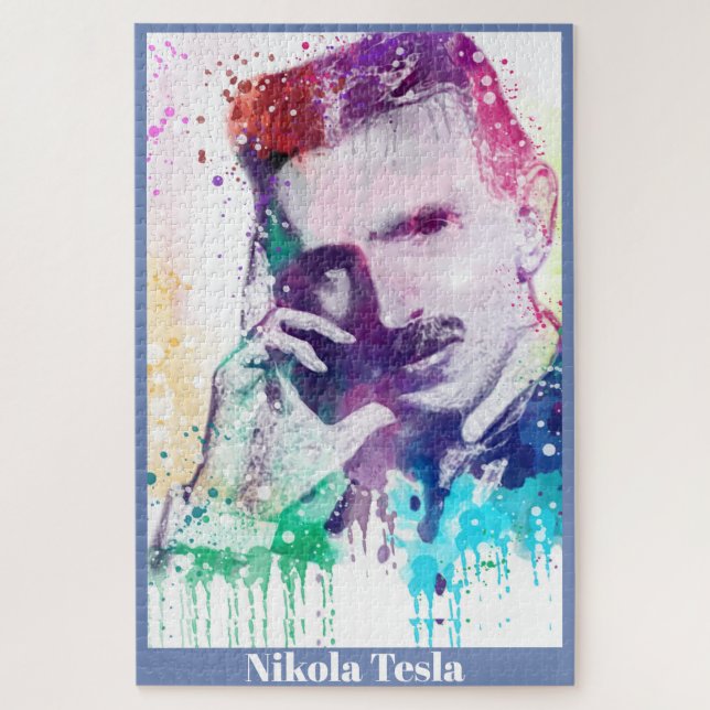 Nikola Tesla Puzzle 1,014 Pieces (Vertical)