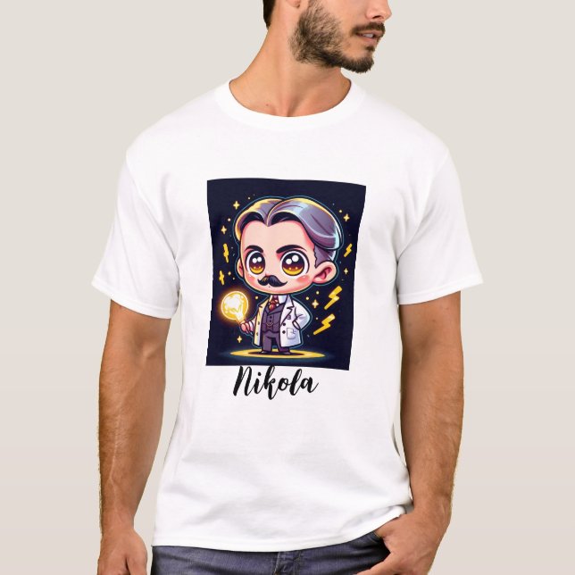 Nikola Tesla t-shirt (Front)