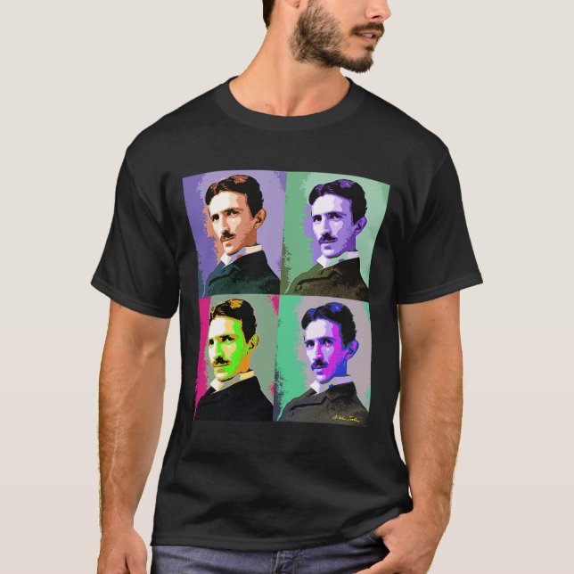 Nikola Tesla T-Shirt (Front)