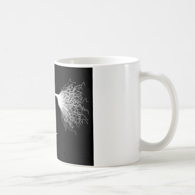 Nikola Tesla - Tesla Coil - Lightning Coffee Mug (Right)