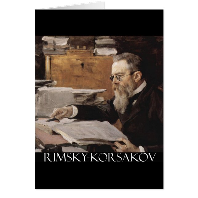 Nikolai Rimsky-Korsakov items (Front)