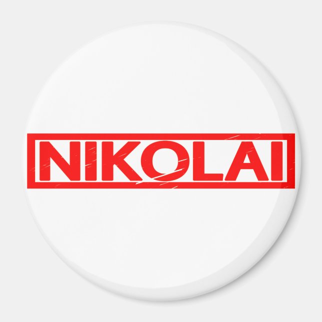 Nikolai Stamp Magnet (Front)