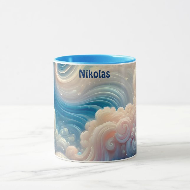 NIKOLAS ~ CLOUD PUFFS ~ Mug (Center)