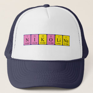 Nikolina periodic table name hat