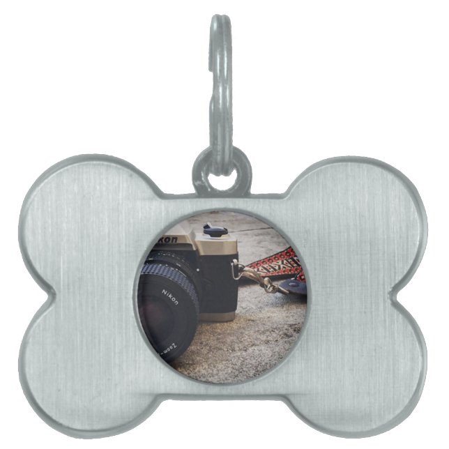 Nikon Film Camera Pet Tag (Front)