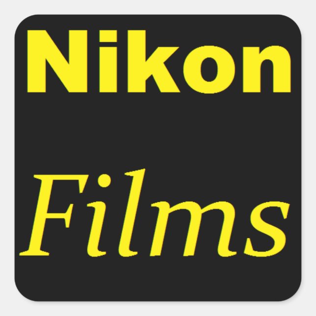 Nikon Films Sticker (Front)