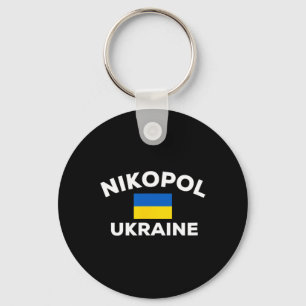 Nikopol Ukraine Ukrainian Flag Country City Touris Key Ring