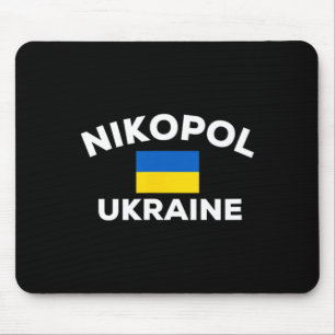 Nikopol Ukraine Ukrainian Flag Country City Touris Mouse Pad