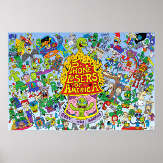 Nik's PLA Poster (blue background)