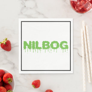 Nilbog Troll 2 Horror Movie Luncheon Napkin