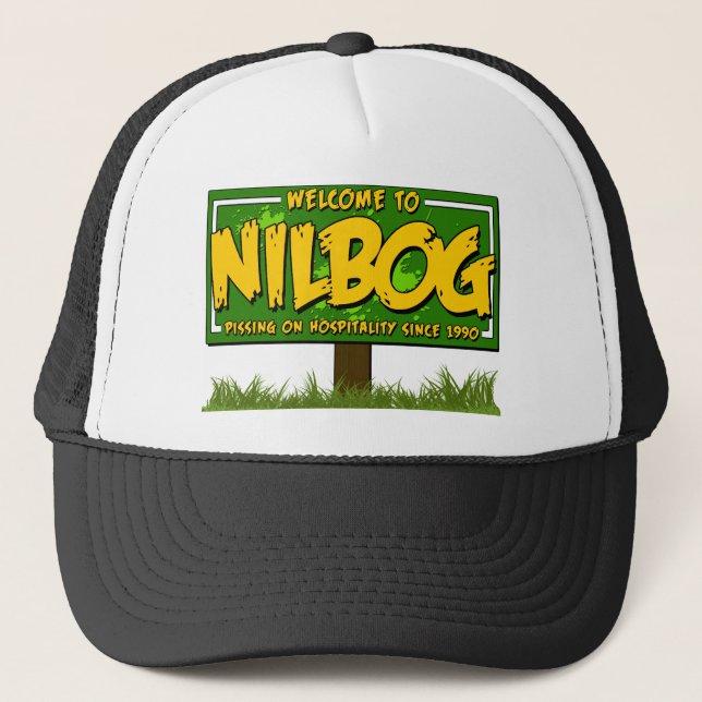 nilbog trucker hat (Front)