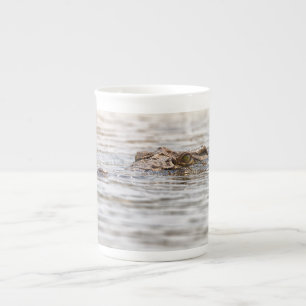 Nile Crocodile Bone China Mug