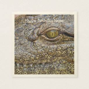 Nile crocodile from Africa Napkin