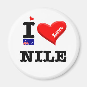 NILE - I Love Magnet