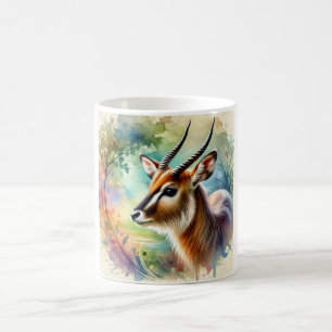 Nile lechwe 310724AREF118 - Watercolor Coffee Mug