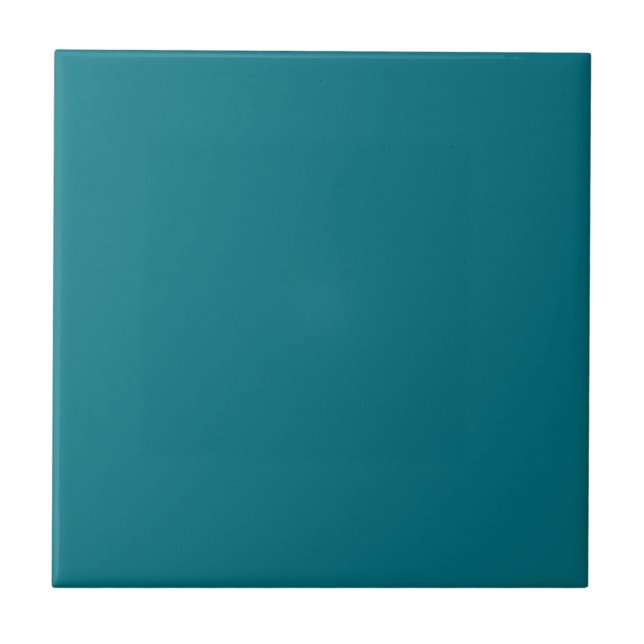 Nile River Blue Square Kitchen and Bathroom Ceramic Tile (Front)