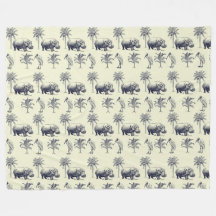 Nile River Botanical Pattern