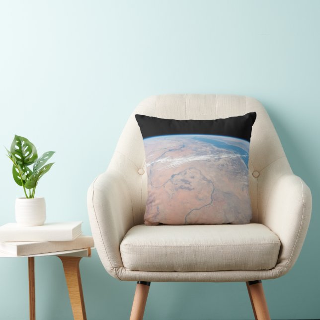 Nile River Winding Northward Next To The Red Sea Cushion (Chair)