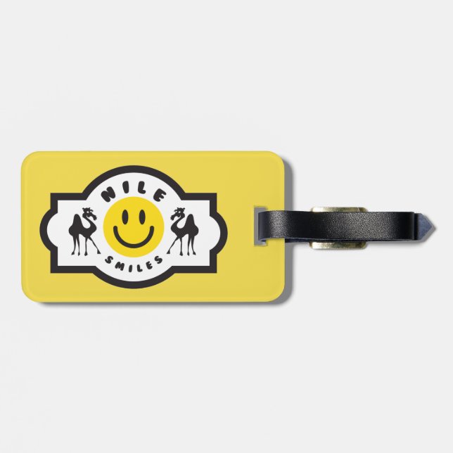 Nile Smiles Luggage Tag (Back Horizontal)