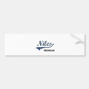 Niles Michigan City Classic Bumper Sticker