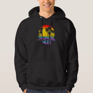 Niles Michigan Funny Ironic Weather Hoodie
