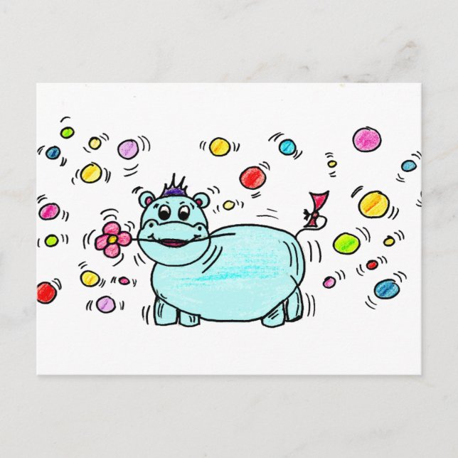 Nilpferd Postcard (Front)