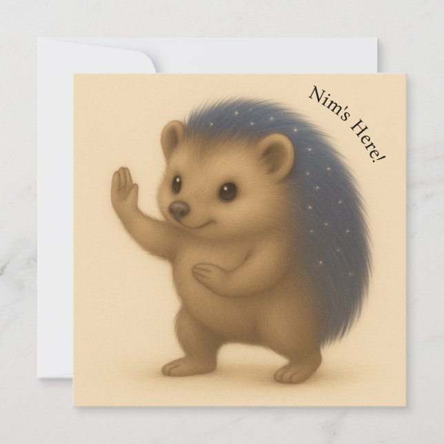 Nim Does Tai Chi Customisable Comfort Series Card (Front)