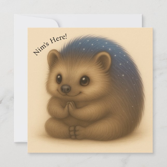 Nim Does Yoga Customisable Comfort Series Card (Front)