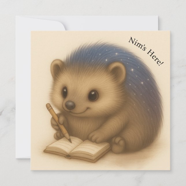 Nim Journals Customisable Comfort Series Card (Front)