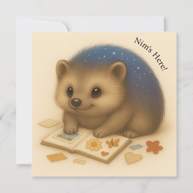 Nim Scrapbooks Customisable Comfort Series Card (Front)