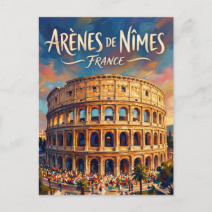 Nîmes Arena France Postcard