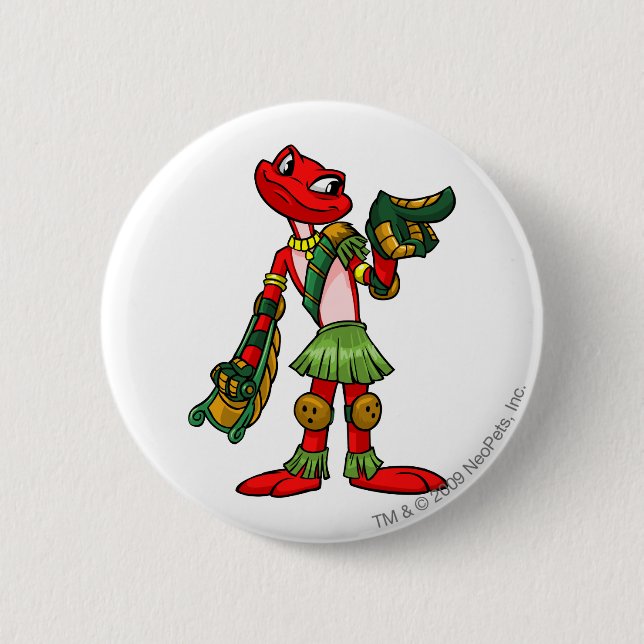 Nimmo Mystery Island Player 6 Cm Round Badge (Front)