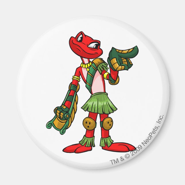 Nimmo Mystery Island Player Magnet (Front)