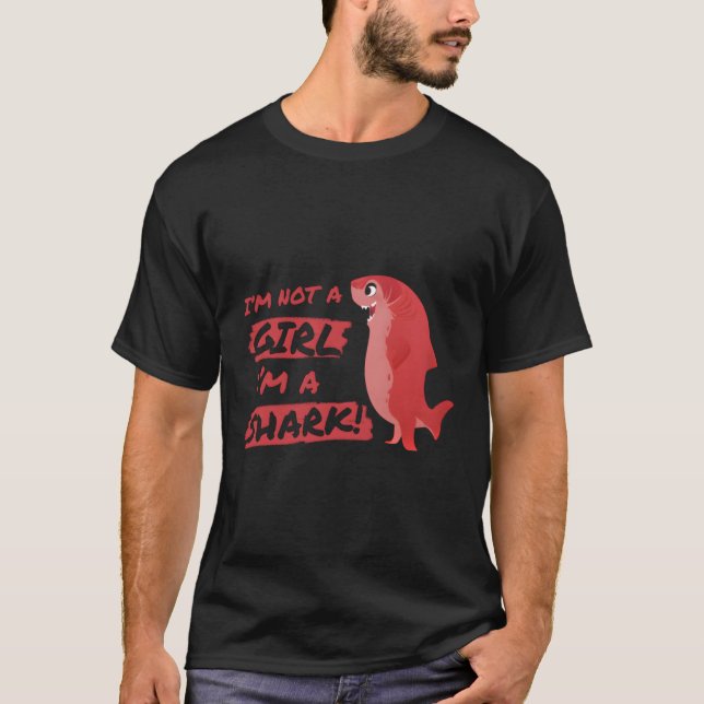 Nimona I'M Not A Girl I'M A Shark Shapeshifting He T-Shirt (Front)
