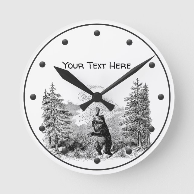 Nimrod - Bear and Bees Clock (Front)